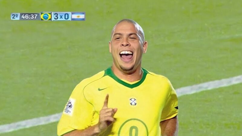 رونالدو نازاریو با هت‌تریک فراموش‌نشدنی آرژانتین را شوکه کرد!