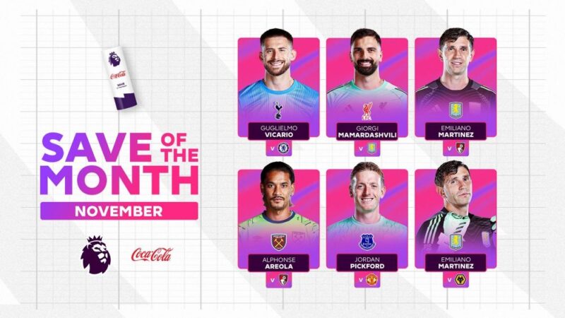 رقابت نفس‌گیر برای بهترین سیو لیگ انگلیس در نوامبر 2025 فاش شد!