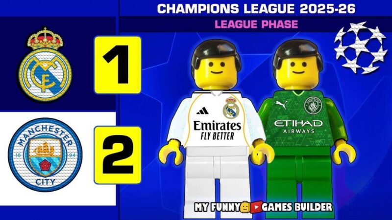 شکست تاریخی رئال در خانه مقابل منچسترسیتی به سبک لگو؛ ماجرایی که باید دید!