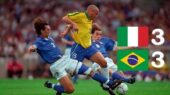 نبرد فراموش‌نشدنی؛ برزیل و ایتالیا 3-3 در دیداری تاریخی 1997!