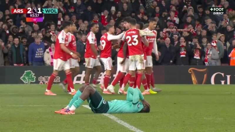 گل به خودی شوکه‌کننده موسکوئرا در دقیقه 94؛ آرسنال پیروزی را از ولورهمپتون گرفت!