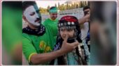 دختر خردسال لر، لیدر بی‌نظیر هواداران خیبر شد!