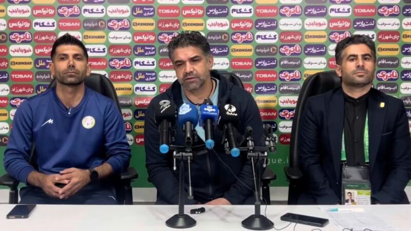 پیروز قربانی در کنفرانس خبری پس از شکست ملوان: راز موفقیت تیم چه بود؟