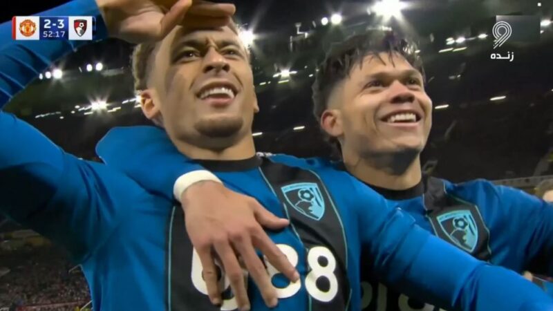 گل تماشایی تاورنیر؛ بورنموث منچستریونایتد را شوکه کرد!