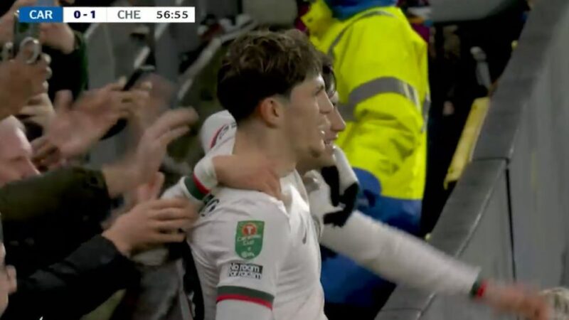 گل تماشایی الخاندرو گارناچو؛ چلسی دروازه کاردیف را باز کرد!