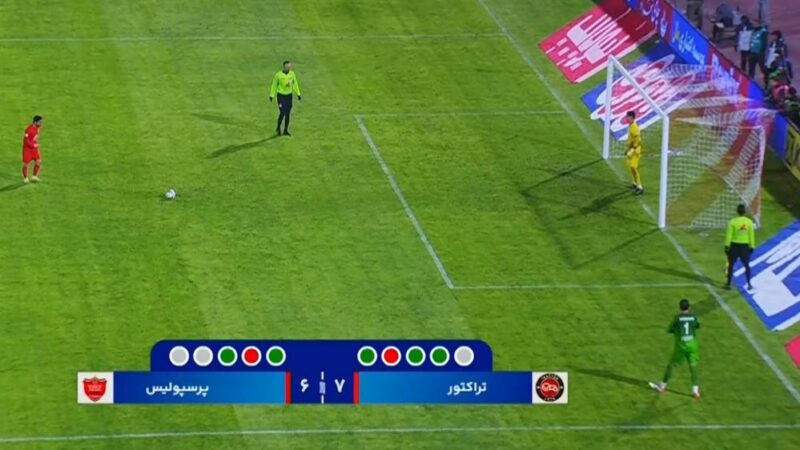 بیرانوند پیش از پنالتی‌های تراکتور، ۶ بار شجاعانه به محوطه جریمه زد!