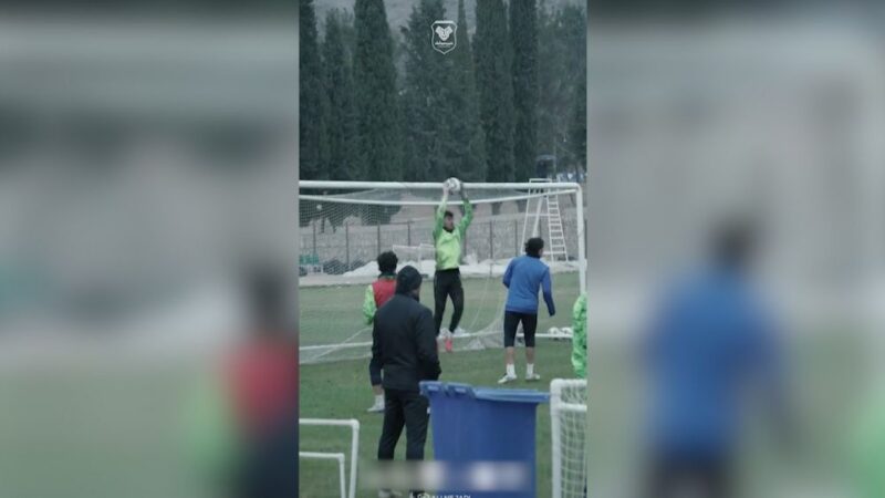 تمرین بارانی بازیکنان خیبر؛ آمادگی کامل برای نبرد حساس با پیکان