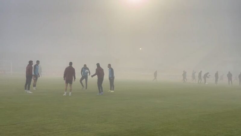 تصاویر گرم کردن پرانرژی آلومینیوم و ملوان پیش از مسابقه حساس!