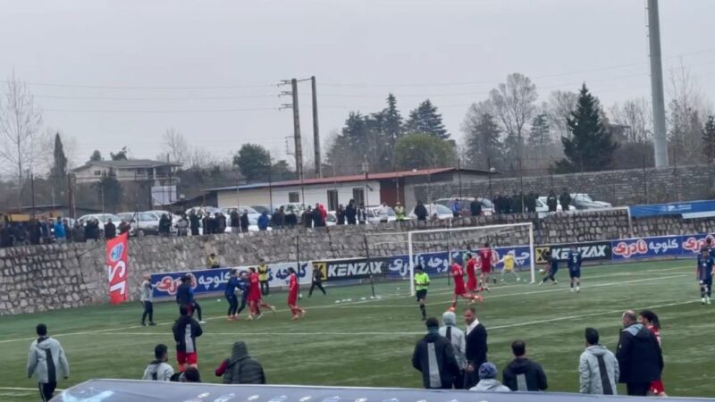 محمد آبشک در دقیقه ۸۶، اولین گل تاریخی شهرداری نوشهر را رقم زد!