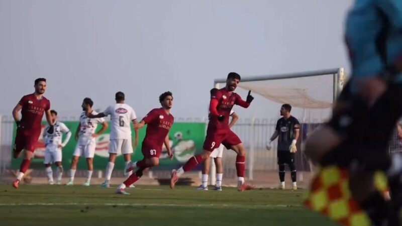 مرتضی خراسانی با گل تماشایی، نساجی را به گل اول مقابل آریو اسلامشهر رساند!