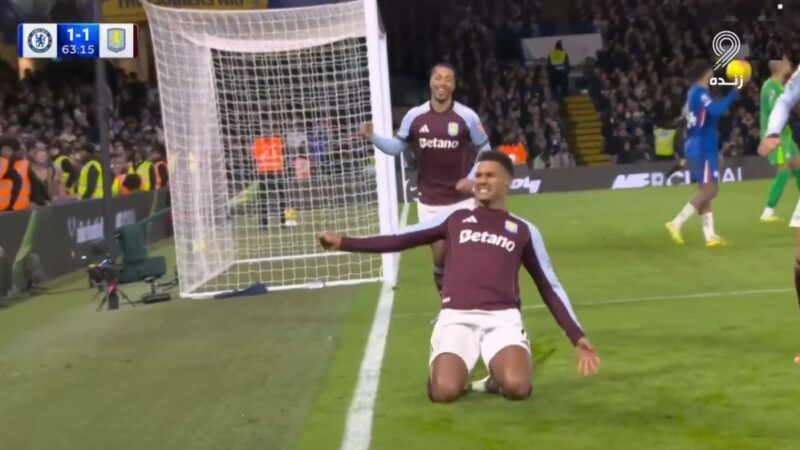 واکنش تماشاگران به گل اولی واتکینز؛ استون ویلا چلسی را شوکه کرد!