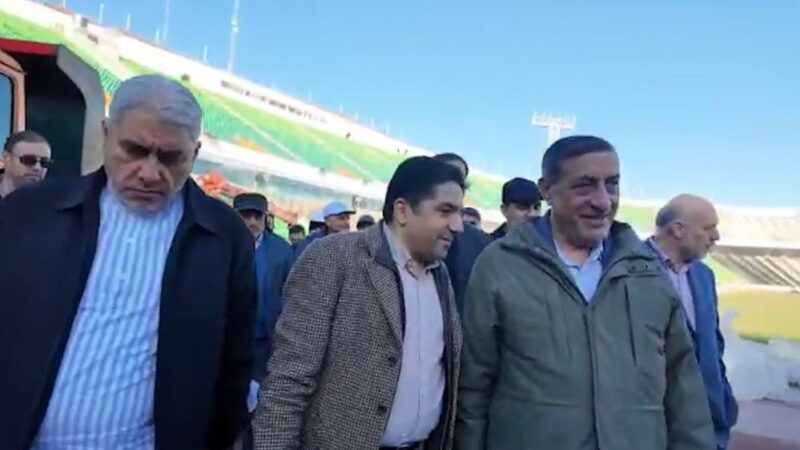 بازدید معاون اجرایی رییس‌جمهور از روند بازسازی ورزشگاه آزادی