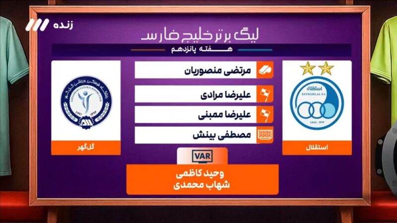 کارشناسی داوری بازی استقلال 0-1 گل گهر سیرجان