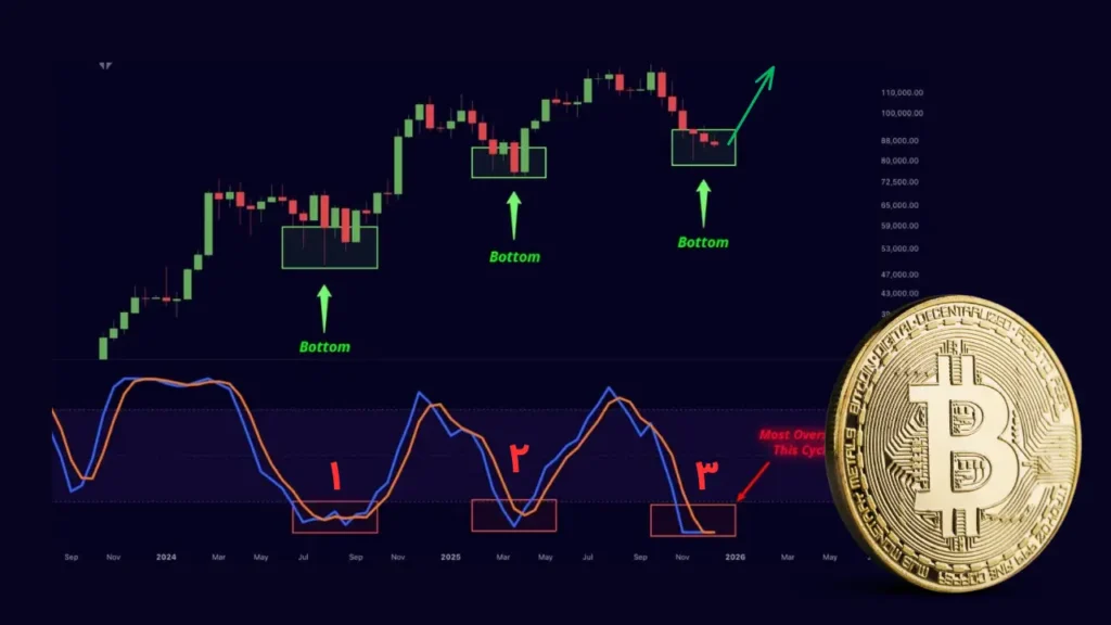 سیگنال عجیب شاخص RSI؛ آیا بیت‌کوین به کف قیمتی تاریخی نزدیک شده است؟
