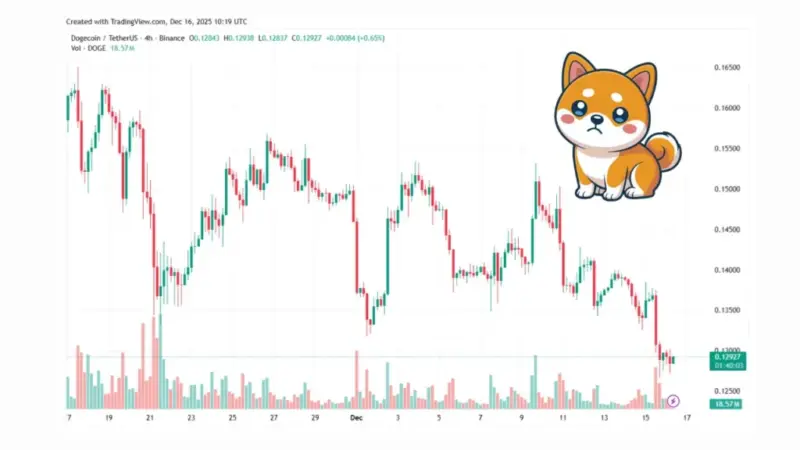 سقوط ۵.۵ درصدی دوج‌کوین؛ آیا نهادهای مالی بزرگ در حال شکار این میم‌کوین جذاب هستند؟