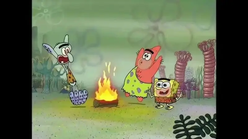 سفر به دنیای باب اسفنجی، تاریخ بیکینی باتم از انسان های اولیه تا انقلاب صنعتی