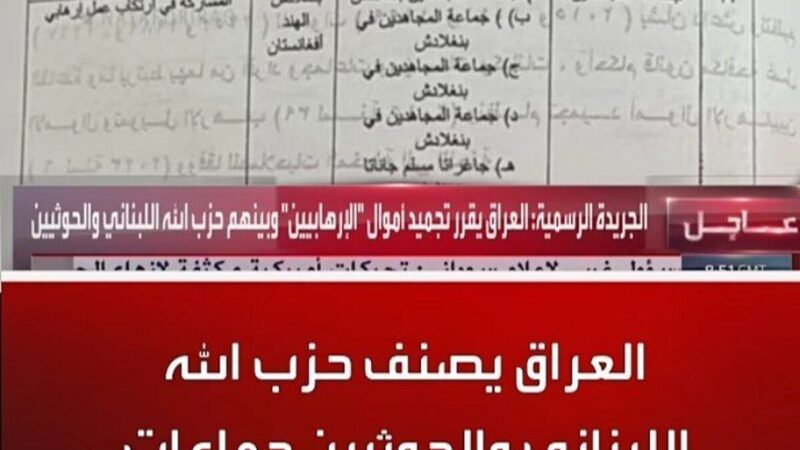 عراق از اعلام اشتباه حزب‌الله و حوثی به عنوان گروه تروریستی پرده برداشت!