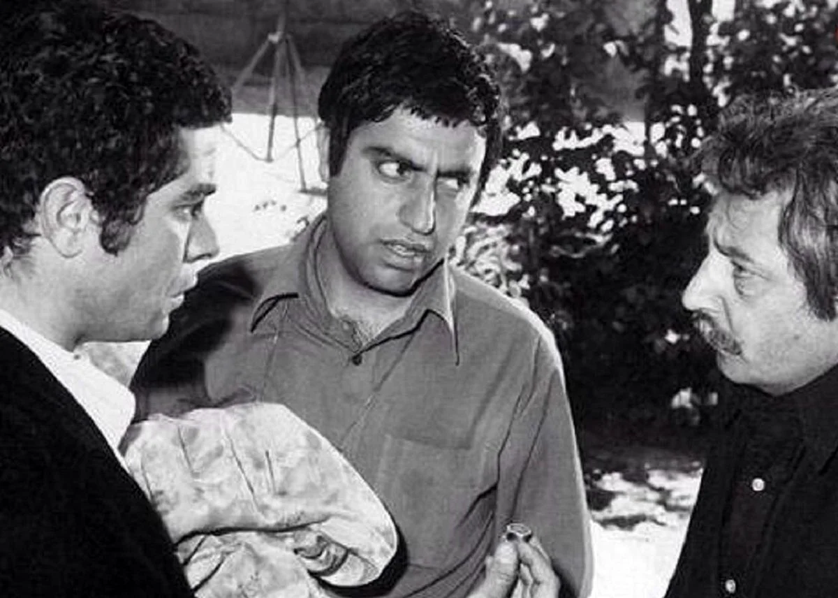 گیتی پاشایی در کنار مسعود کیمیایی و پسرشان پولاد؛ دهه ۶۰