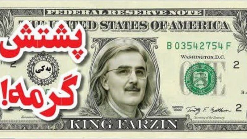 فرزین جای جورج واشنگتن را گرفت (+عکس)