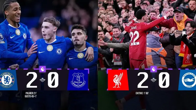 بازگشت جنجالی محمد صلاح؛ لیورپول و چلسی با پیروزی‌های تعیین‌کننده در لیگ برتر درخشیدند