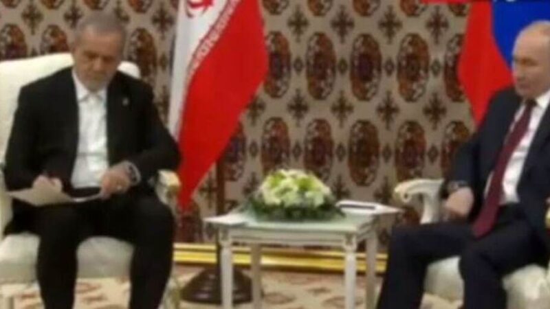 پزشکیان هنگام سخنان پوتین چرا یادداشت می‌برد؟ تصویری که همه را شوکه کرد!