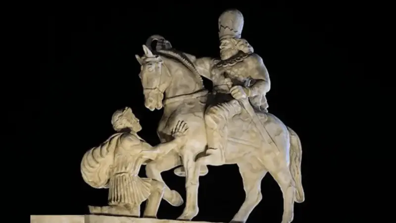 تندیس والرین در ورودی مهرآباد؛ نمادی که دوباره مقابل چشم دیپلمات‌ها زانو زد