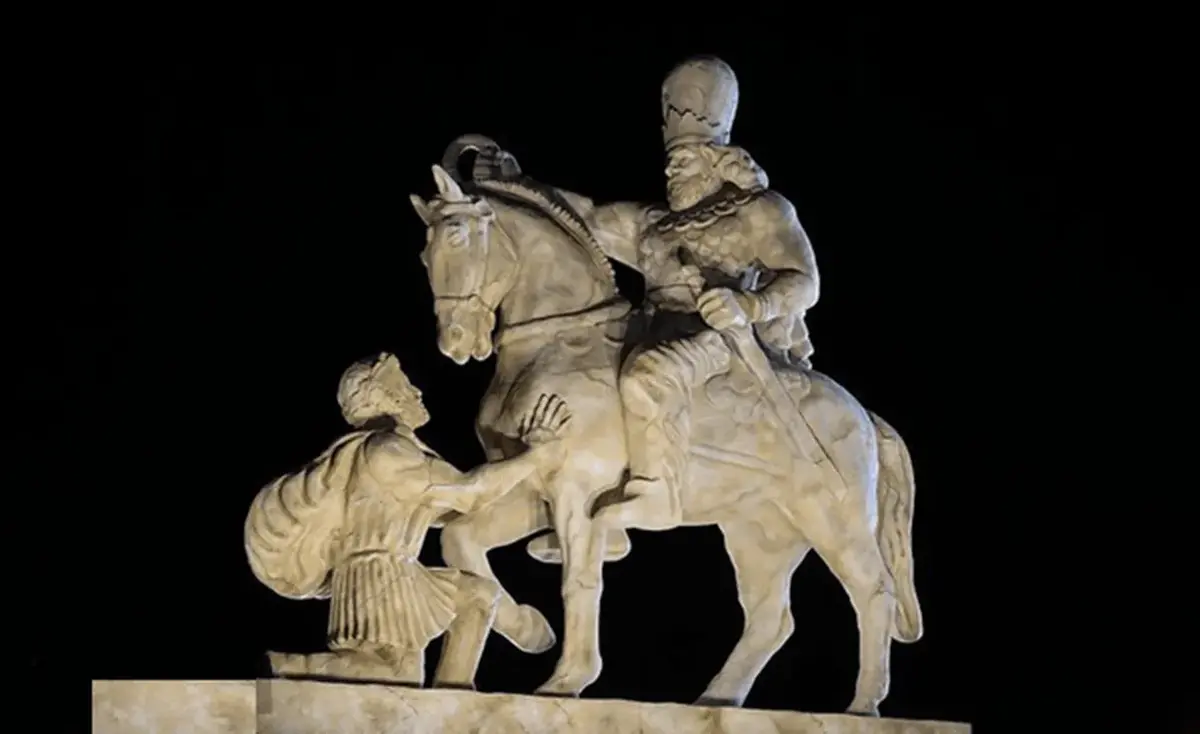 تندیس والرین در ورودی مهرآباد؛ نمادی که دوباره مقابل چشم دیپلمات‌ها زانو زد