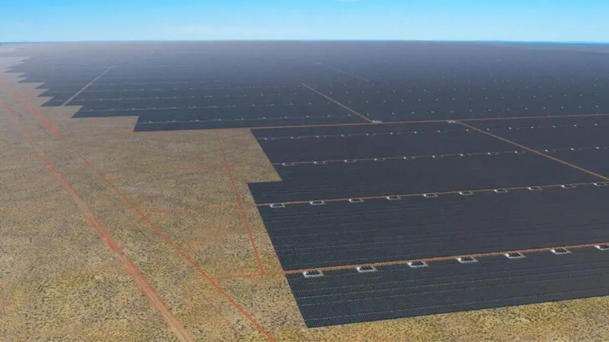 بیابان‌های استرالیا به سکوی پرتاب بزرگ‌ترین مزرعه خورشیدی جهان تبدیل می‌شوند!