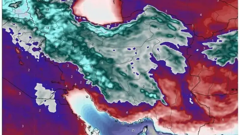 یخبندان بی‌سابقه در نیمه غربی کشور؛ دماها زیر ۱۰- درجه می‌رسد!