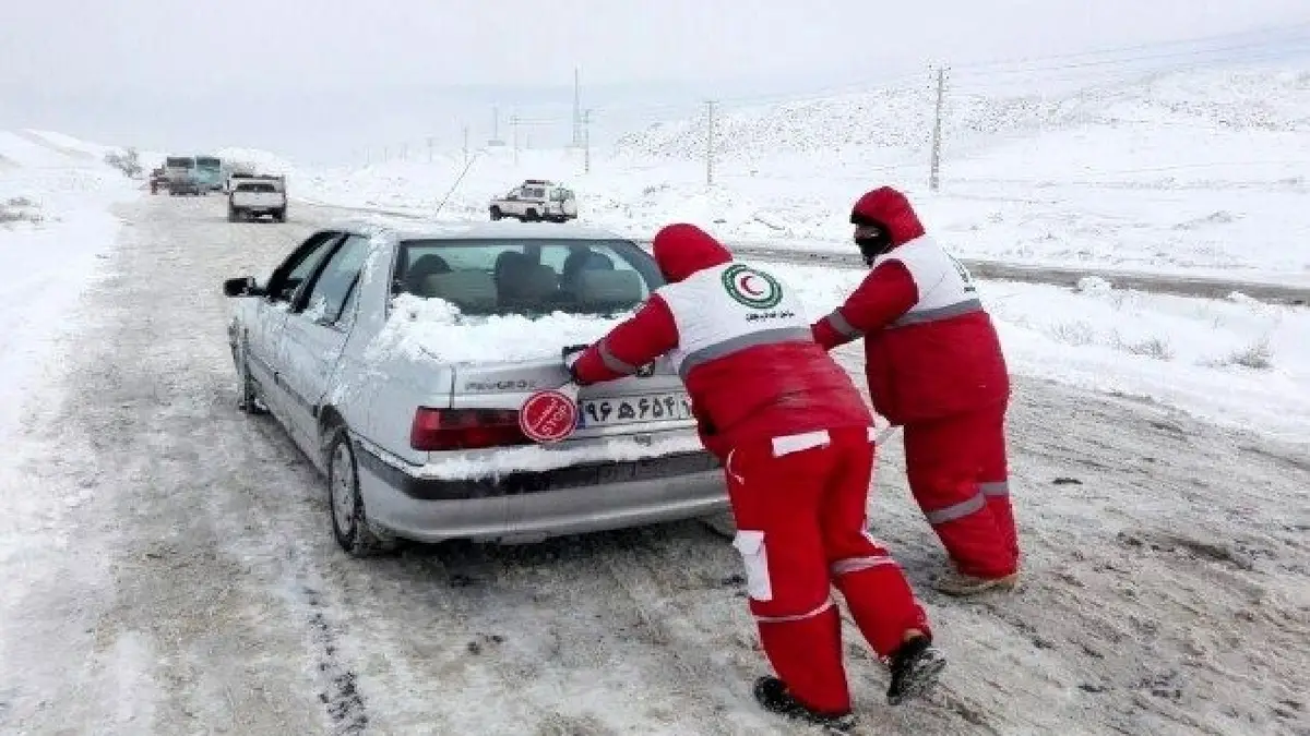 هلال‌احمر در آماده‌باش اضطراری؛ سامانه بارشی جدید کشور را درنوردید!