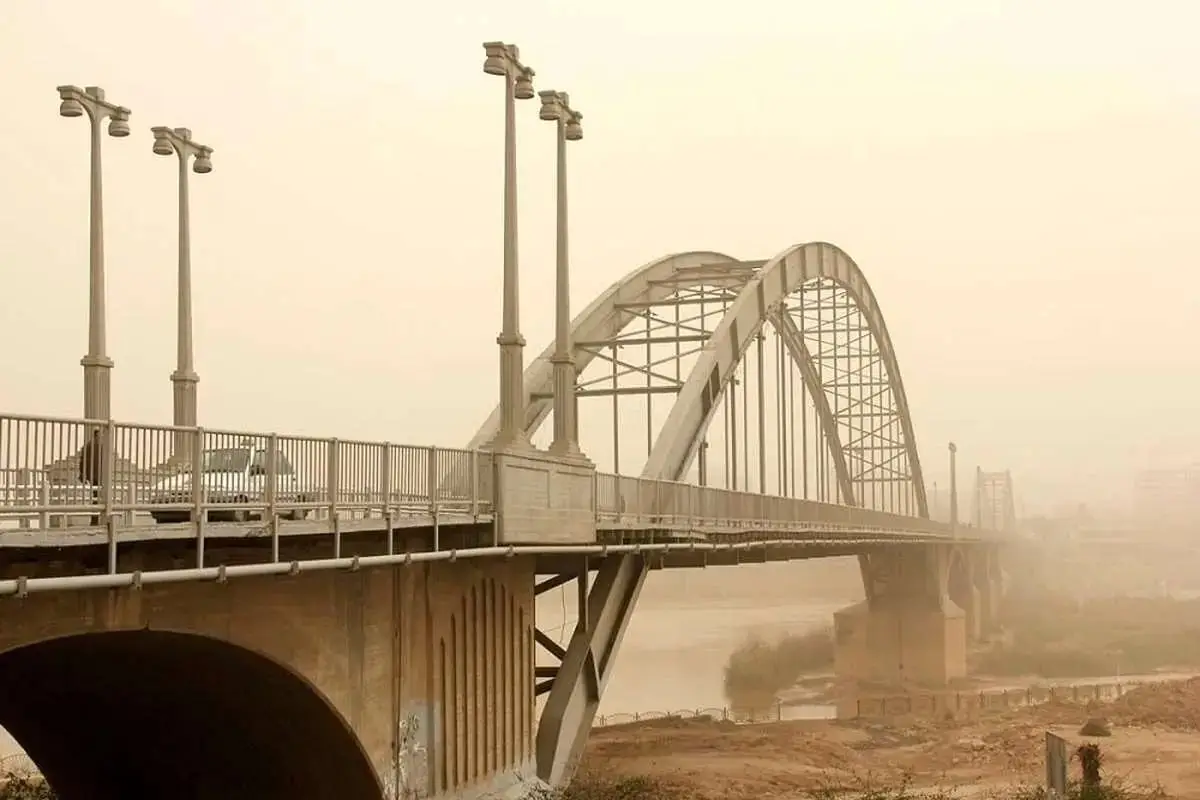 هوای ۱۳ شهر خوزستان به رنگ قرمز درآمد؛ هشدار جدی برای سلامت مردم