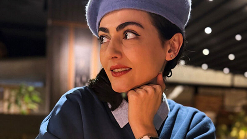 جشن تولد خاصِ خانم بازیگر در فضایی کریسمسی