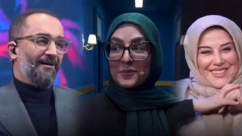 نیما کرمی در شب یلدا روی آنتن زنده همسرش را غرق عشق کرد!