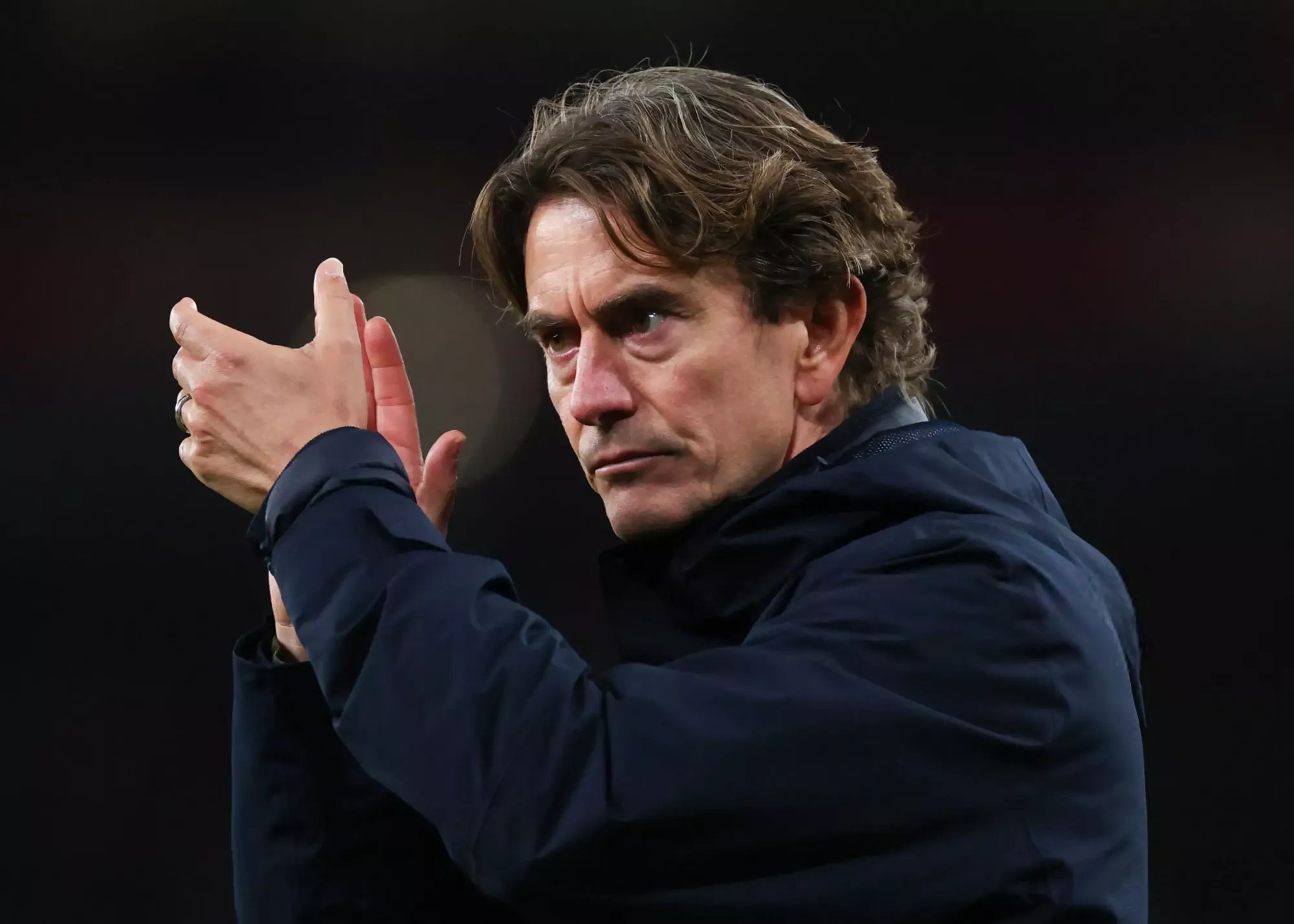 فرانک: حداقل در زمین نیوکسل ما را هو نکنید؛ فشارها روی تاتنهام سنگین است!