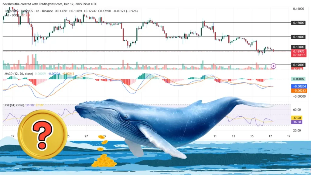 نهنگ‌های دوج کوین در ۲۴ ساعت گذشته ۱۳۸ میلیون واحد خریدند؛ آیا بازار در آستانه جهش است؟ - وب‌گردی