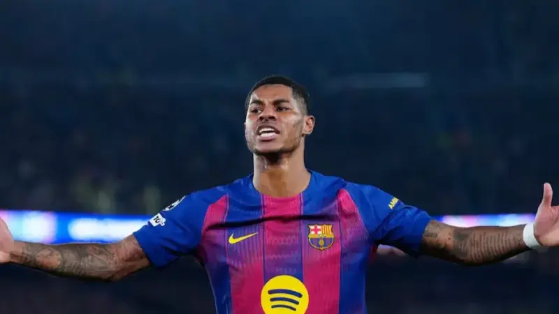 رشفورد با گل‌های طلایی‌اش، بارسلونا را در کوپا دل ری به دردسر انداخت!