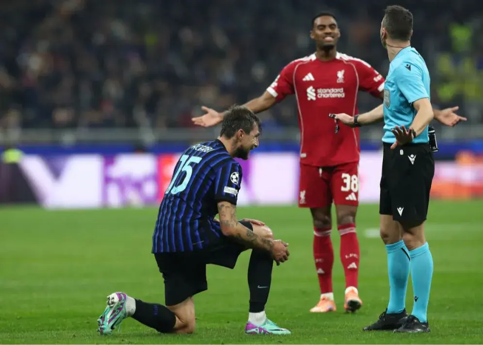 مصدومیت دردسرساز آچربی؛ مدافع اینتر سوپر جام را از دست داد!