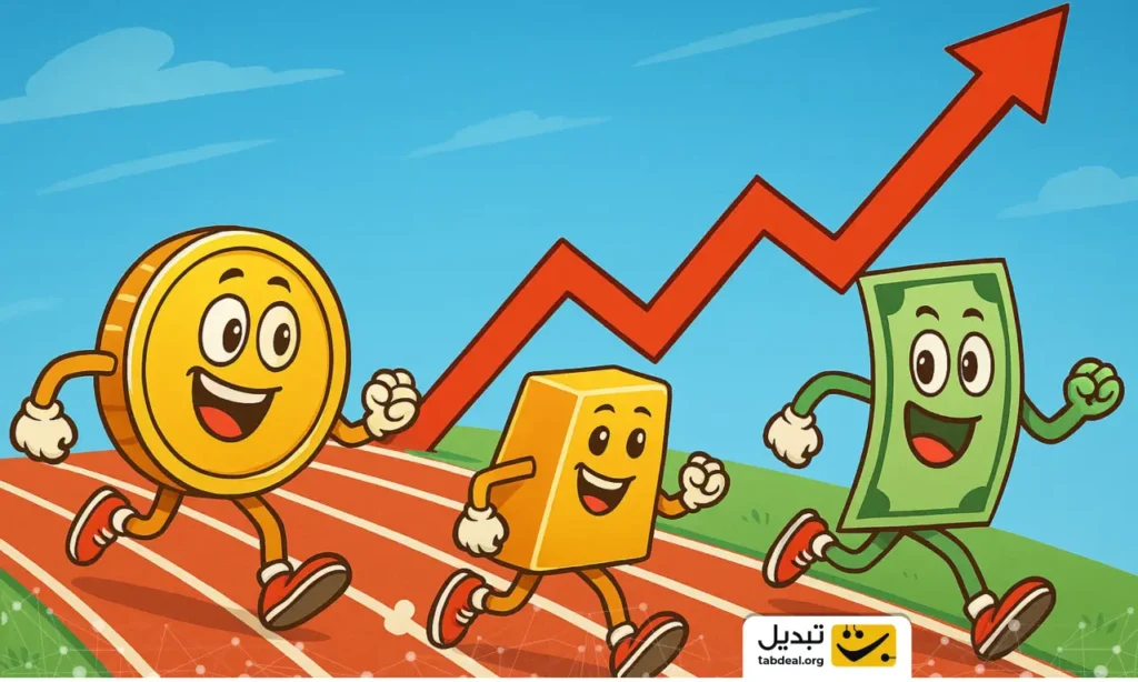 ماراتن صعودی طلا و دلار - وب‌گردی