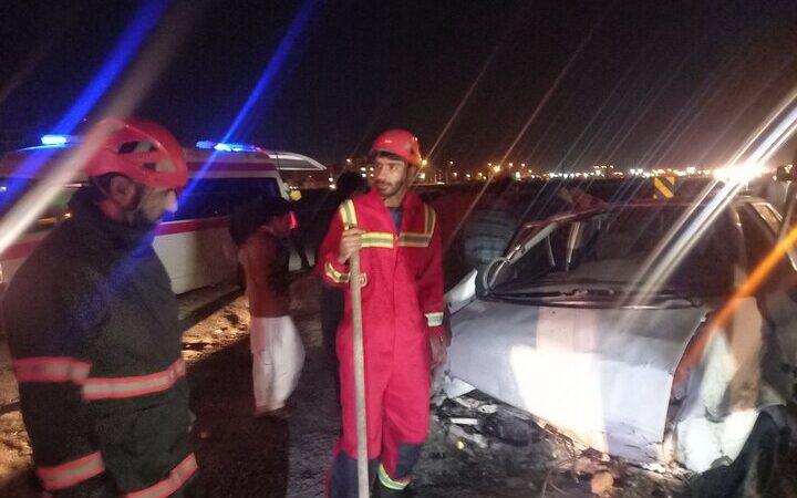 واژگونی مرگبار خودرو حامل اتباع در سیستان و بلوچستان؛ ۵ کشته و ۷ زخمی در شب هولناک