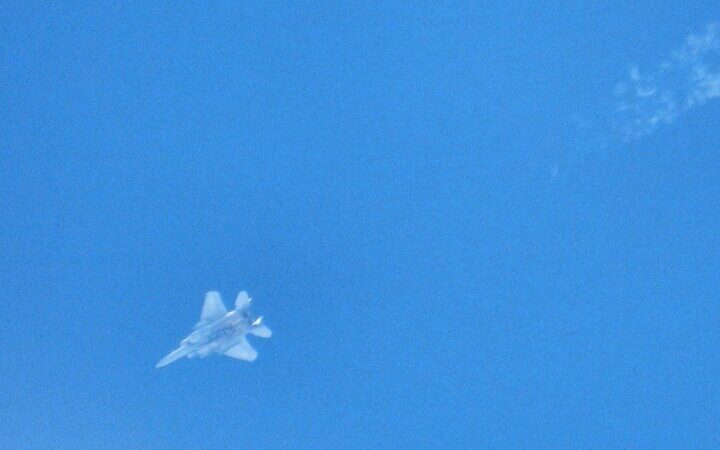 جولان جنگنده های اسرائیلی در آسمان دمشق و جنوب سوریه