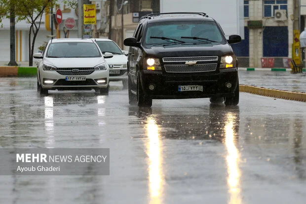 بارش باران در شهرستان دهلران