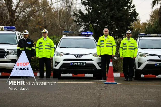 استقرار ۹۱ هزار نیروی عملیاتی پلیس راه در طرح زمستانی برای ایمنی جاده‌ها تا ۲۰ اسفند