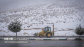 کولاک بی‌سابقه در جاده‌های کهگیلویه و بویراحمد؛ رانندگان مراقب لغزندگی باشند!
