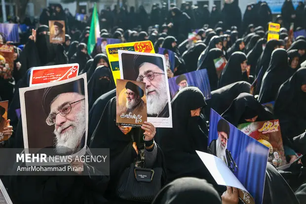 خروش مردم استان سمنان در حماسه ۹ دی؛ میثاق با ولایت تجدید می‌شود