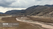 چهره خشکیده سد شاهچراغی؛ فریادی از زمین تشنه