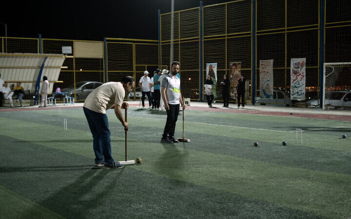 رقابت نفس‌گیر کروکت در بیرجند؛ قهرمانان استانی معرفی شدند!