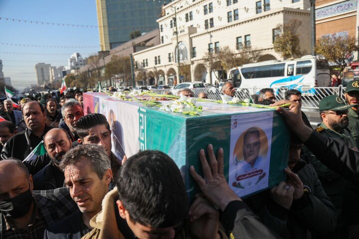 تشییع باشکوه پیکر جانباز سرافراز «قاسم علیزاده» در مشهد؛ وداعی که دل‌ها را لرزاند