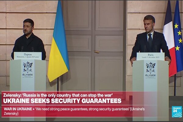 ماکرون هشدار داد: اروپا نباید از مذاکرات امنیتی اوکراین کنار بماند!