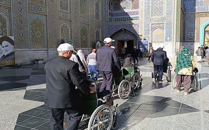 سفر معجزه‌آسا ۴۰ زائر معلول ارسنجان به بارگاه مطهر رضوی؛ رؤیایی که تحقق یافت