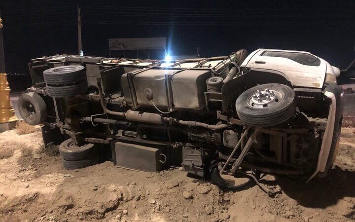 خستگی راننده ایسوزو، کابوس جاده بجنورد به شیروان را رقم زد!